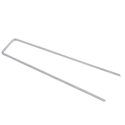 findmall 11 Gauge 6 Inch Landscaping U-Shaped Garden Nails for Weed Barrier Fabric, Landscape Fabric & Ground Cover