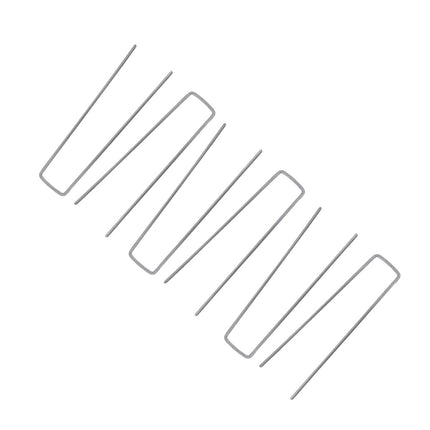findmall 11 Gauge 6 Inch Landscaping U-Shaped Garden Nails for Weed Barrier Fabric, Landscape Fabric & Ground Cover