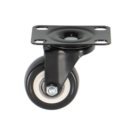 Findmall 24 Pack 2 Inch Polyurethane Swivel Caster Wheels, Plate Mount, Heavy Duty Replacement Casters for Furniture, Carts, Workbenches & Shelving