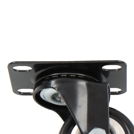 Findmall 24 Pack 2 Inch Polyurethane Swivel Caster Wheels, Plate Mount, Heavy Duty Replacement Casters for Furniture, Carts, Workbenches & Shelving