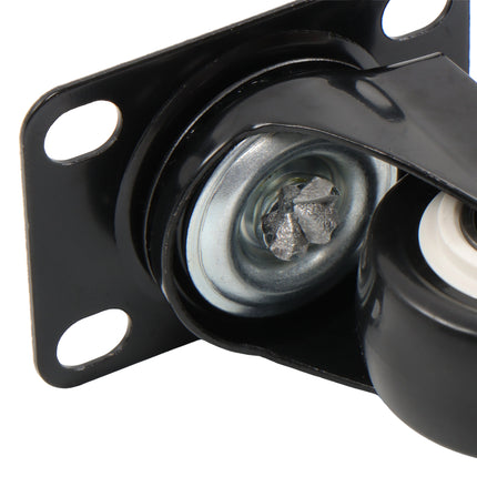 Findmall 24 Pack 2 Inch Polyurethane Swivel Caster Wheels, Plate Mount, Heavy Duty Replacement Casters for Furniture, Carts, Workbenches & Shelving