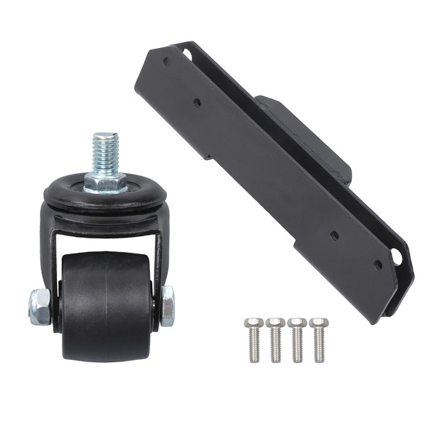 Findmall 1 Pack Front Swivel Caster Wheel Kit, Steel Tool Box Wheel Replacement for Milwaukee Packout Rolling Tool Box, Heavy Duty Front Wheels for Jobsite, Garage & Workshop