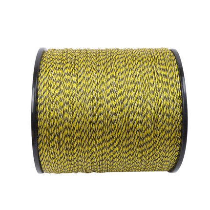 Findmall 1/8" 6-Strand Stainless Steel Electric Fence Wire, Portable Polywire Fencing Rope Line for Horse, Cattle & Livestock
