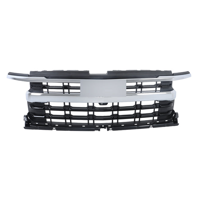 Findmall Chrome Front Upper Bumper Grille Replacement for Silverado 1500 LTZ 2022-2024