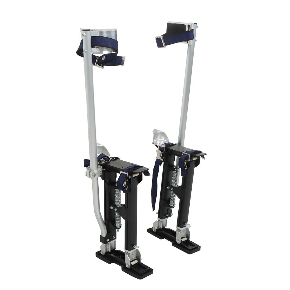 findmall 15" - 23" Black Adjustable Drywall Stilts For Painters Walking Tools