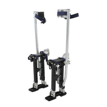 findmall 15" - 23" Black Adjustable Drywall Stilts For Painters Walking Tools