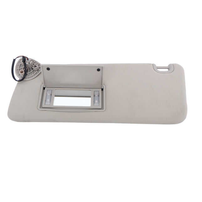 Findmall Sun Visor Gray with Lights and Mirror Replacement for Ram 1500 2500 3500 Pickup 4-Door 2013-2018