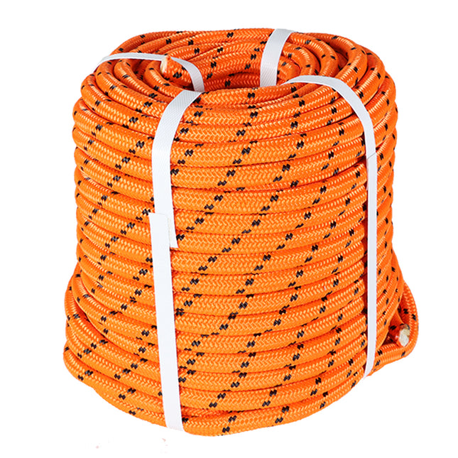 findmall 1/2 Inch 24 Strand Braided Rope – Heavy Duty Polyester Pulling Rope for Tree Work, Rigging & Outdoor Utility