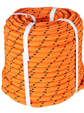 findmall 1/2 Inch 24 Strand Braided Rope – Heavy Duty Polyester Pulling Rope for Tree Work, Rigging & Outdoor Utility