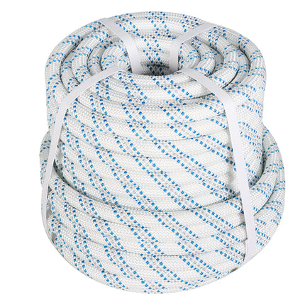 findmall 5/8 Inch x 150FT Double Braid Polyester Bull Rope 11250 lbs for Tree Pulling & Arborist Rigging