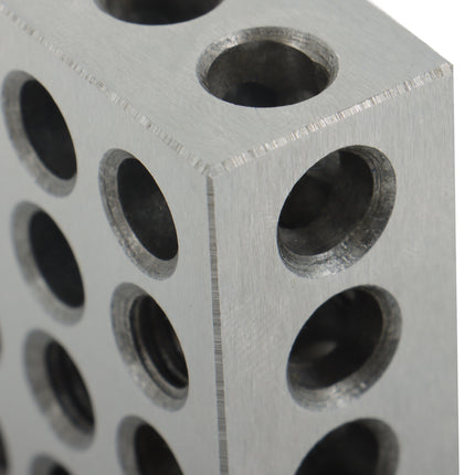 findmall 1-2-3 Blocks Matched Pair Hardened Steel Precision Setup Blocks with 23 Holes
