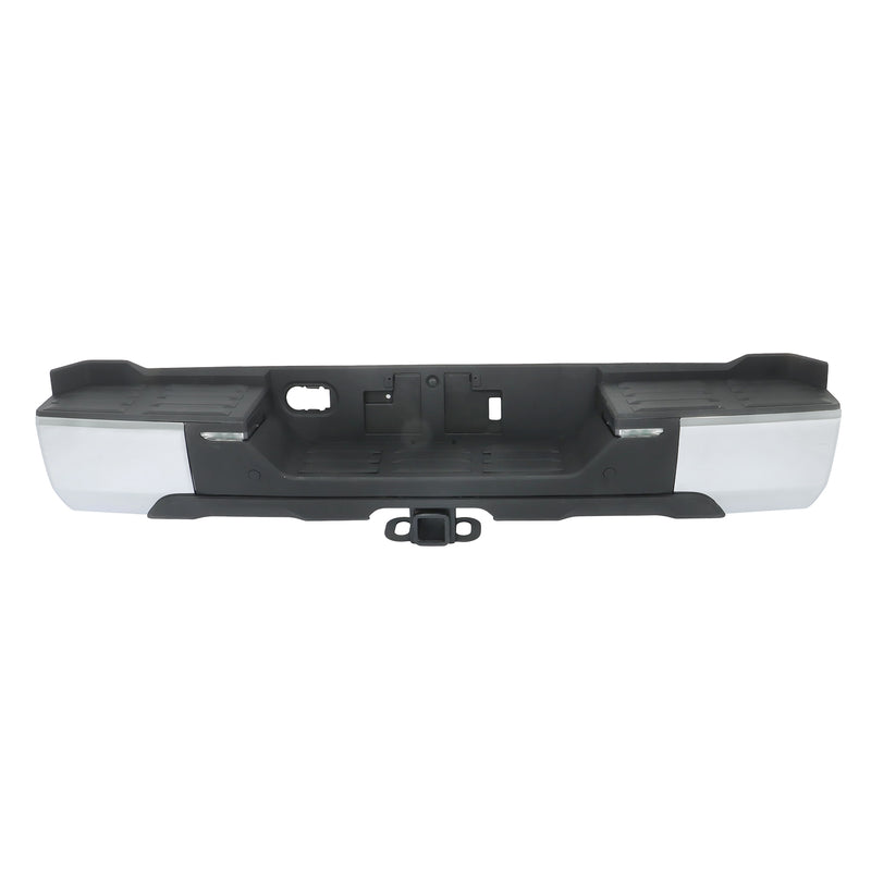 Findmall Chrome Rear Step Bumper for 2022-2024 Toyota Tundra, Without Sensor Holes, TO1103147