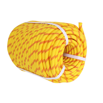 Findmall 1/2in x 150FT / 200FT 48 Strands Polyester Braided Rope, Heavy Duty Bull Rope for Arborist Tree Work, Pulling & Rigging