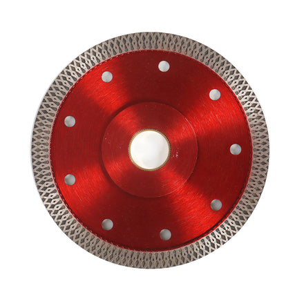 findmall 5"/7"/10" Diamond Porcelain Cutting Blade – Ultra-Thin Turbo Mesh Tile Blade for Ceramic, Granite & Masonry (Wet & Dry Use)