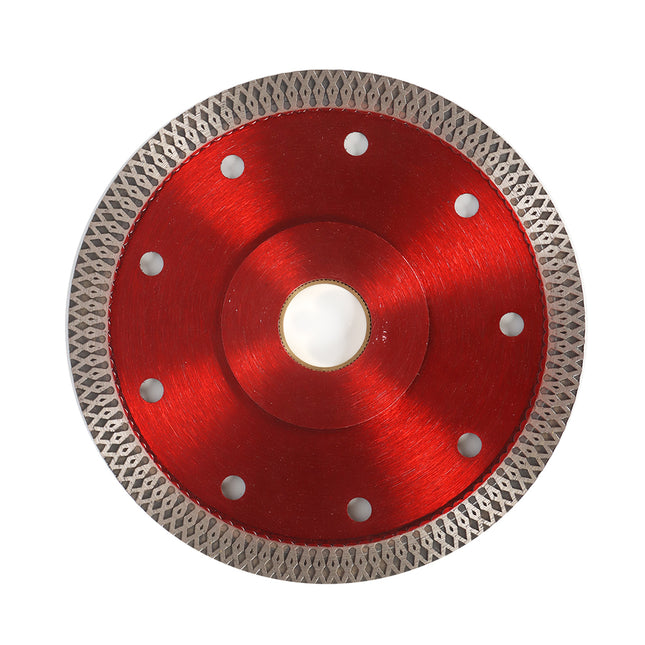 findmall 5"/7"/10" Diamond Porcelain Cutting Blade – Ultra-Thin Turbo Mesh Tile Blade for Ceramic, Granite & Masonry (Wet & Dry Use)