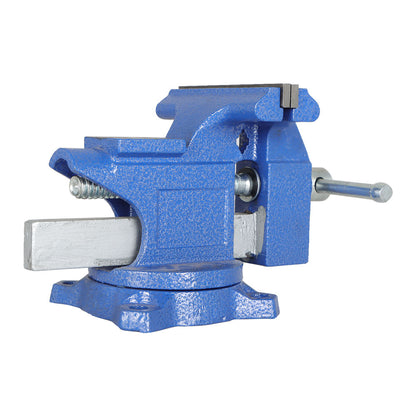 findmall 4-1/2 Inch Bench Vise, Swivel Base Bench, Heavy-Duty Utility Combination, Home Vise Fit for Lathe Processing