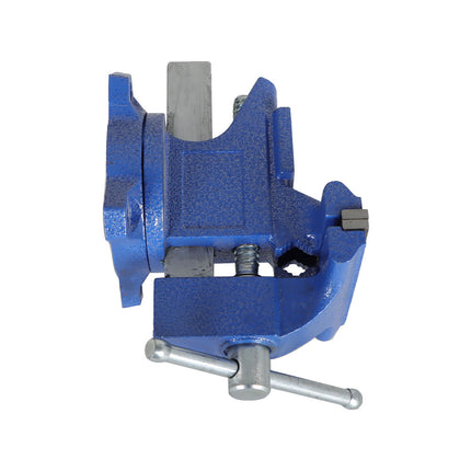 Findmall 4-1/2 Inch Bench Vise with Swivel Base, Heavy Duty Utility Workbench Vise with Anti-Slip Jaws for Woodworking and Metalworking