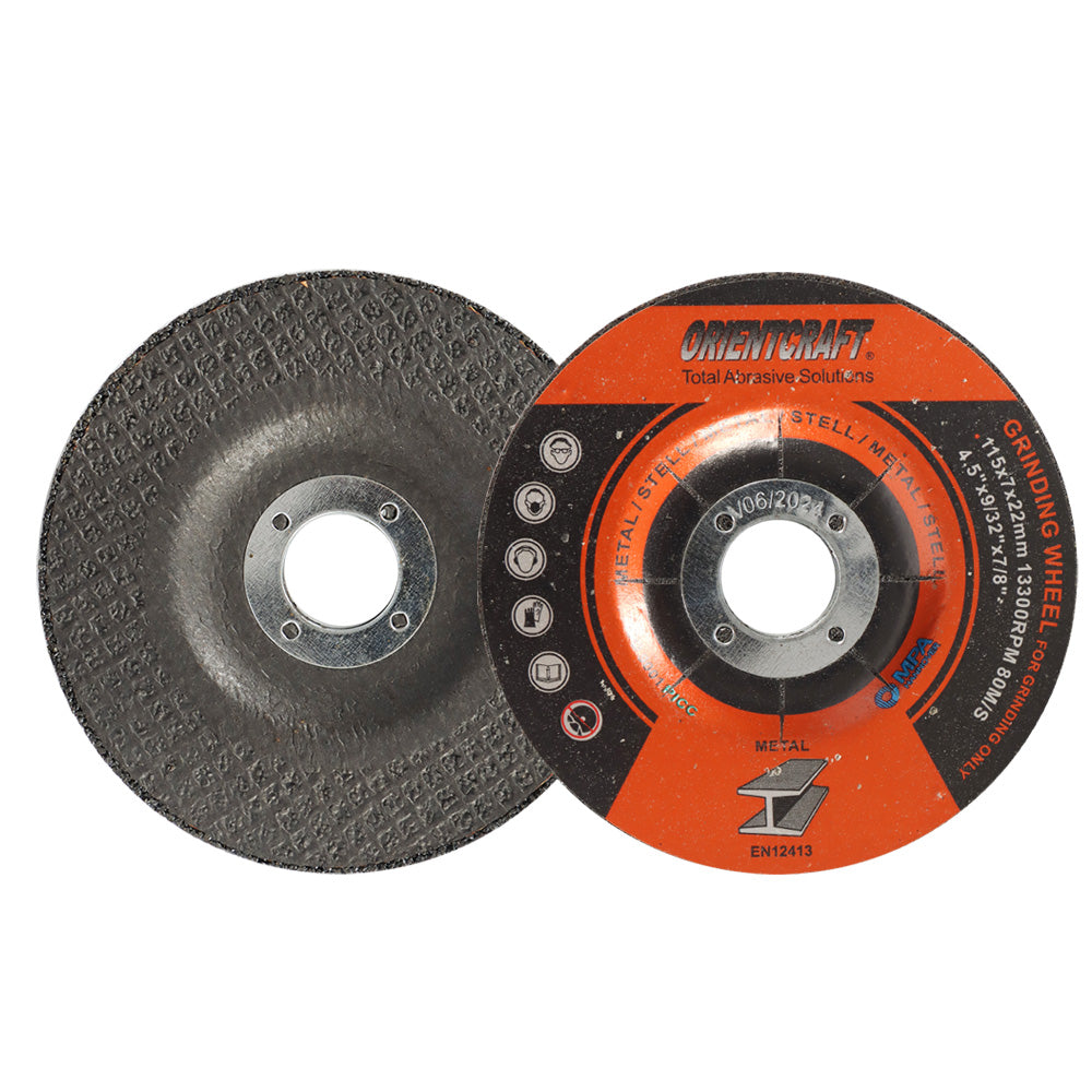 10Pcs 4-1/2 Inch x 9/32 Inch x 7/8 Inch T27 Grinding Wheels Grinding Discs Fit for Aluminum Copper Non-Ferrous Grinding