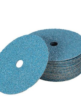 findmall 25-Pack Zirconia Resin Fiber Grinding & Sanding Discs – 5