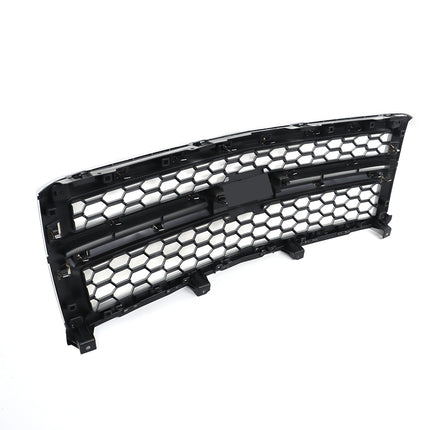 Findmall Chrome Front Upper Bumper Grille Replacement for Silverado 1500 2014-2015 GM1200712C