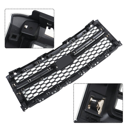 Findmall Chrome Front Upper Bumper Grille Replacement for Silverado 1500 2014-2015 GM1200712C
