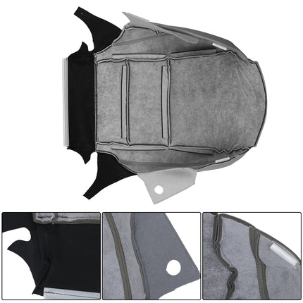 Findmall Seat Cover Replacement for Accord 2013-2017 Artificial Leather, Bottom, Front Driver Side, Gray, Black, Tan