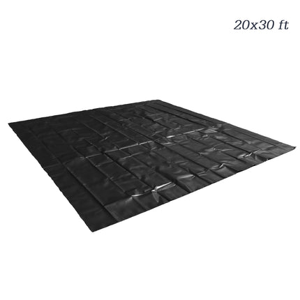 Findmall HDPE Pond Liner, 20 Mil Black Pond Liner for Fish Ponds, Garden Ponds, Waterfalls, Raised Beds & Outdoor Water Features