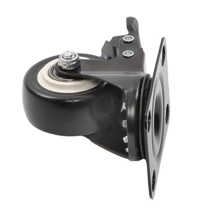 Findmall 8 Pack 2 Inch Polyurethane Swivel Caster Wheels with Total Lock Brake, Plate Mount, Heavy Duty Replacement Casters for Furniture, Carts, Workbenches & Shelving