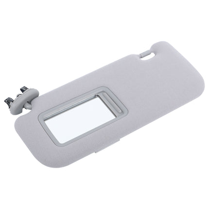 Findmall Side Sun Visor Sunshade with Mirror Gray Replacement for Corolla Sedan 4-Door 2009 - 2013