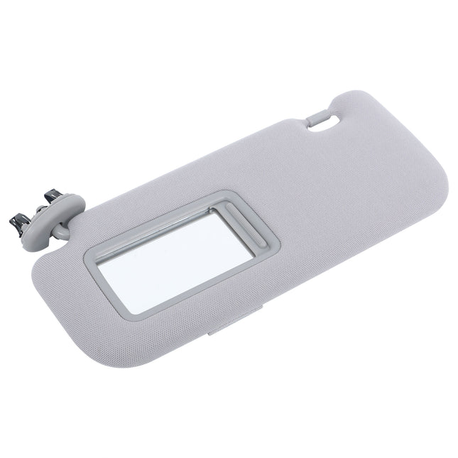 Findmall Side Sun Visor Sunshade with Mirror Gray Replacement for Corolla Sedan 4-Door 2009 - 2013