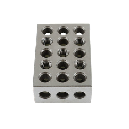 findmall Precision 1-2-3 Block Set, 23 Holes, Hardened & Ground Steel Machinist Setup Block with Screws, Hex Key & Storage Case