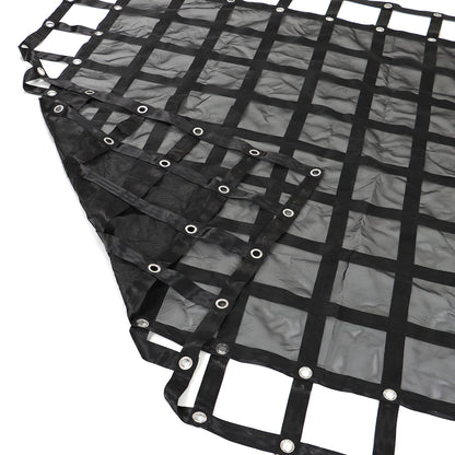 findmall  6.75' x 8' FT Heavy Duty Cargo Net Pickup Trucks w/Cam Buckles & S-Hooks