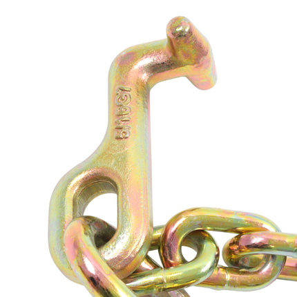 findmall 5/16" Grade 70 Tow Chain with 15" J Hook, T Hook & Grab Hook