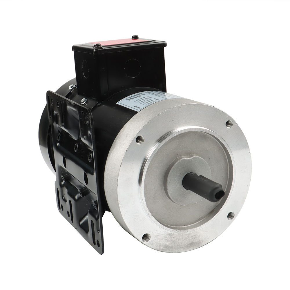 findmall 2 HP Electric Motor 56C Frame 1750RPM 3 Phase Motor General Motor TEFC 60Hz 230/460V 5/8 Shaft