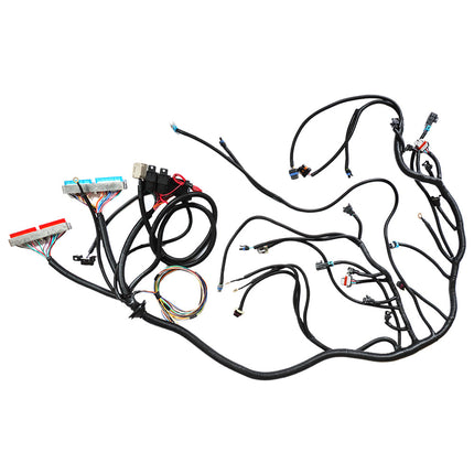 Premium Drive By Wire Standalone Wiring Harness Kit for 4L80E Transmission - Copper Core, ALDL Connector, ATO Style Fuse Block