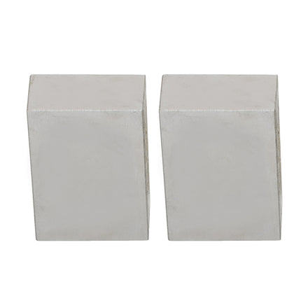 findmall 1-2-3 Blocks Matched Pair, No Holes, Hardened & Ground Steel Machinist Setup Blocks, 1" x 2" x 3"