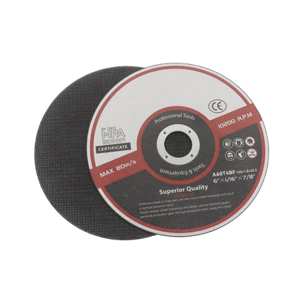 Findmall 6 Inch Cut Off Wheel 25/50/100 Pack, 1/16" Thin Metal Cutting Disc, Aluminum Oxide Abrasive Wheel for Steel & Stainless Steel, 7/8" Arbor Angle Grinder