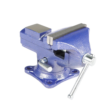 Findmall 3.2 Inch Mini Bench Vise with 360° Swivel Base, Portable Clamp-On Table Vise with Dual Mounting Design for Model Making, Jewelry and DIY Projects