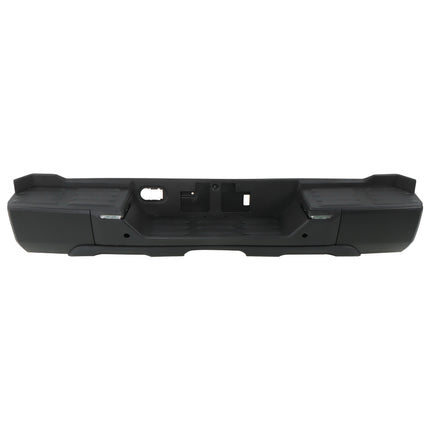 Findmall Black Rear Step Bumper for 2022-2024 Toyota Tundra, With Sensor Holes, TO1103140