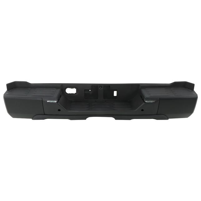 Findmall Black Rear Step Bumper for 2022-2024 Toyota Tundra, With Sensor Holes, TO1103140
