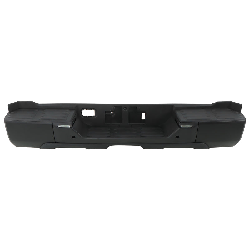 Findmall Black Rear Step Bumper for 2022-2024 Toyota Tundra, With Sensor Holes, TO1103140
