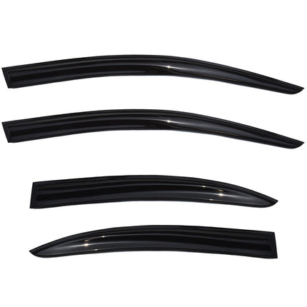 Findmall Acrylic Vent Window Visors Rain Guard Replacement For Mitsubishi Lancer 2009-2018