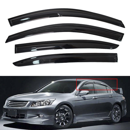 Findmall Window Vent Visor Rain Guard Shade Replacement for 2008-2012 Honda Accord 4Door Sedan
