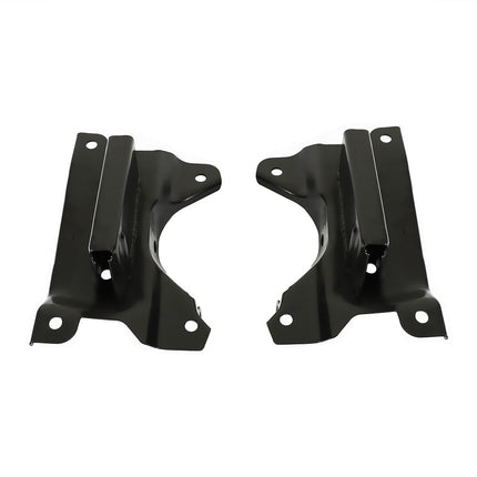 Findmall Front Bumper Brace Brackets for 2007‑2013 Chevry Silverado 1500, Steel Black, 8Pcs, Replacement for GM1066180, GM1067180, GM1066179, GM1067179, GM1042107, GM1043107, GM1004148 and GM1005148