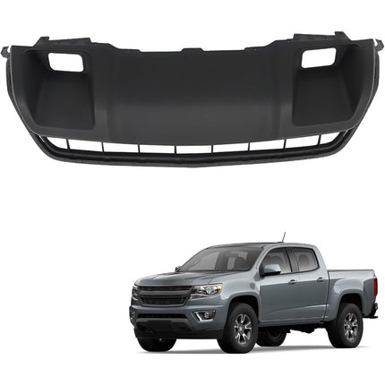 Findmall Front Bumper Lower Skid Plate for 2015‑2020 Chevrolet Colorado, Plastic with Tow Hook Holes, Replacement for GM1095206 and 22891697