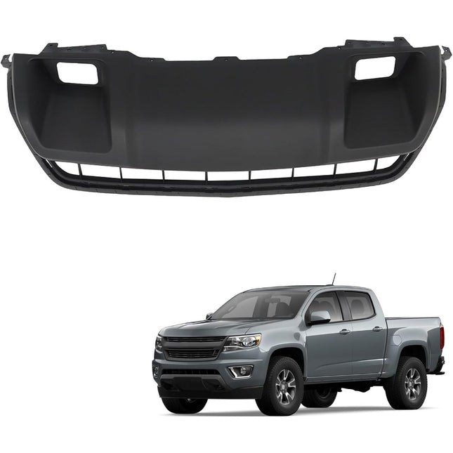 Findmall Front Bumper Lower Skid Plate for 2015‑2020 Chevrolet Colorado, Plastic with Tow Hook Holes, Replacement for GM1095206 and 22891697