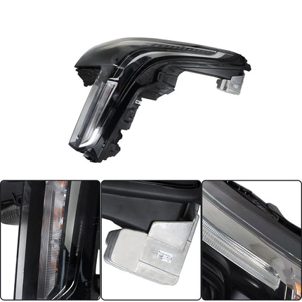Findmall Headlight Headlamp Assembly Driver Side Left LH Replacement for XT4 2019 2020 2021 Replacement for 84067980