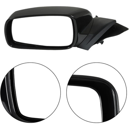Findmall Exterior Mirror Rearview Mirror Power Glass Replacement for Camry 2007-2011 Replacement for TO1320214 Left Driver Side 5-Pin