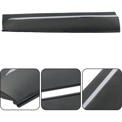 Findmall Front Left Lower Door Molding for 2019-2022 Honda Pilot, Black with Chrome Trim