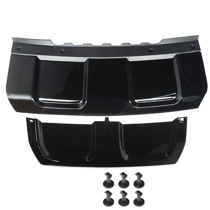 Findmall Front and Rear Bumper Skid Plate Trim Cover Kit for 2014‑2017 Range Rover Sport, Black